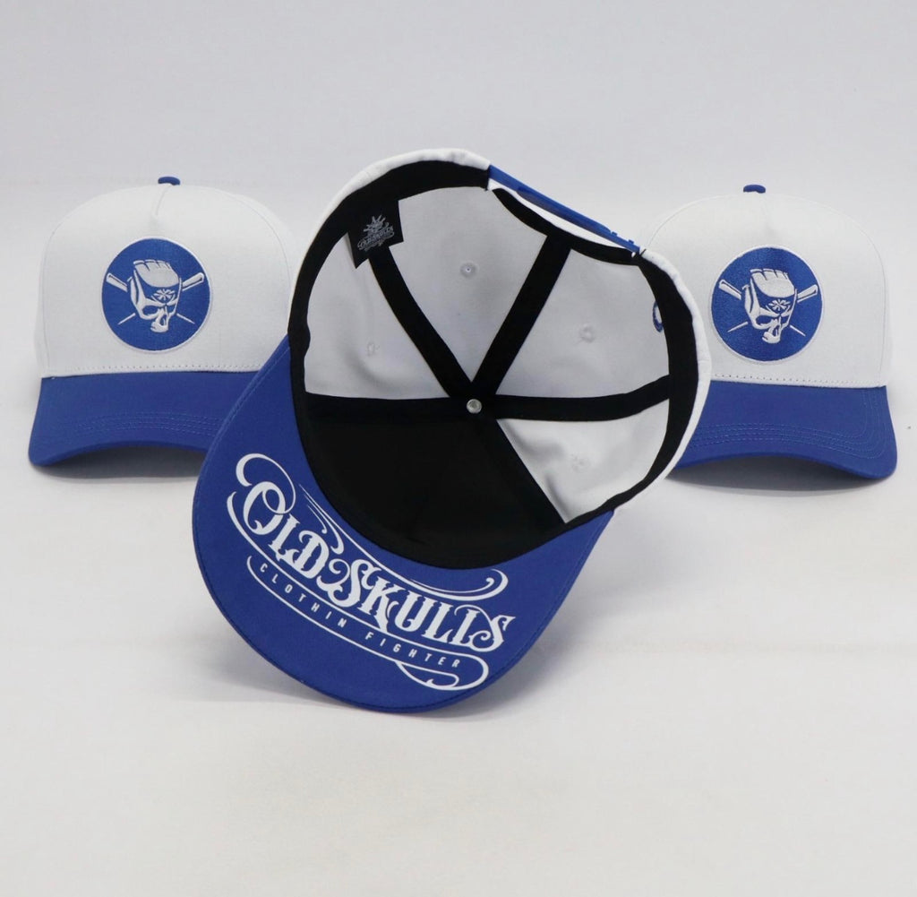 Gorra Beisbol «Blue» Old Skulls Visera 