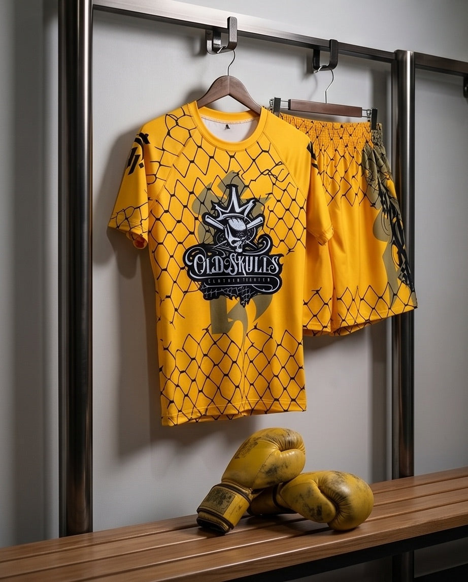 Rashguard Completo MMA Amarillo 